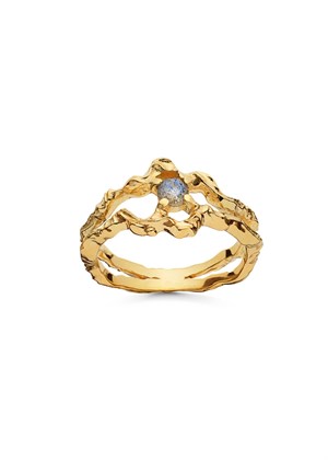 Shelly ring Gold Maanesten